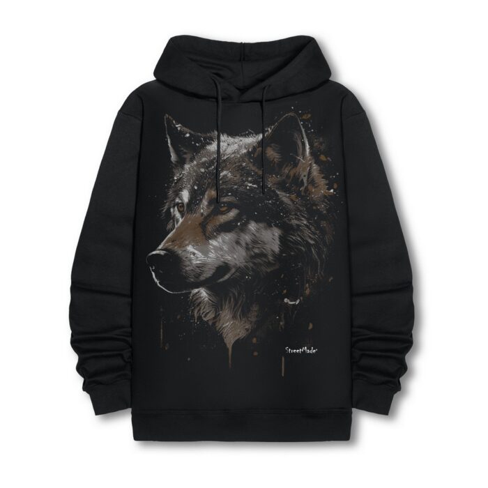 GREY WOLF PAINTING - Image 1