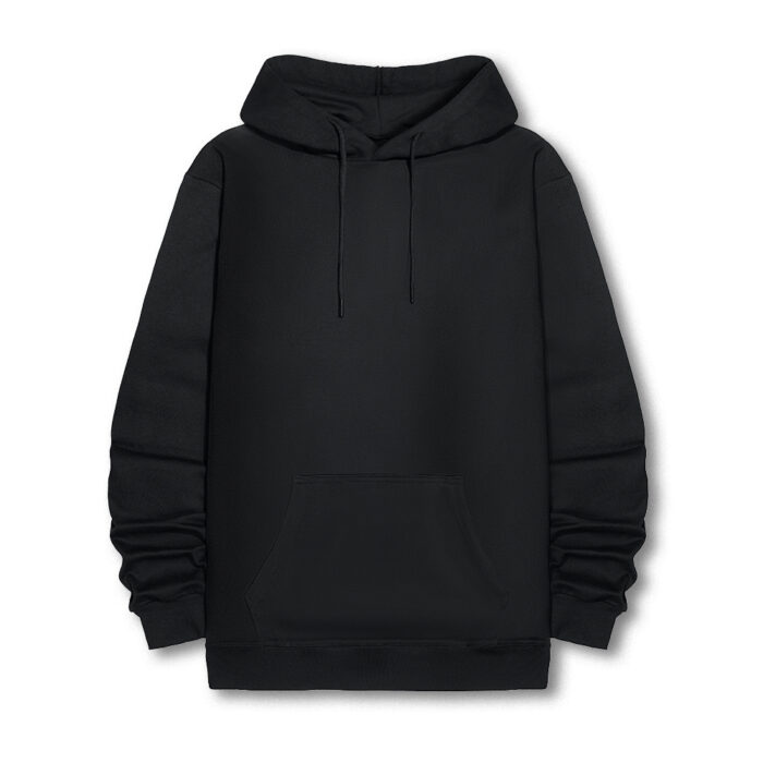 BLACK HOODIE - Image 1