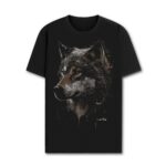 GREY WOLF PAINTING